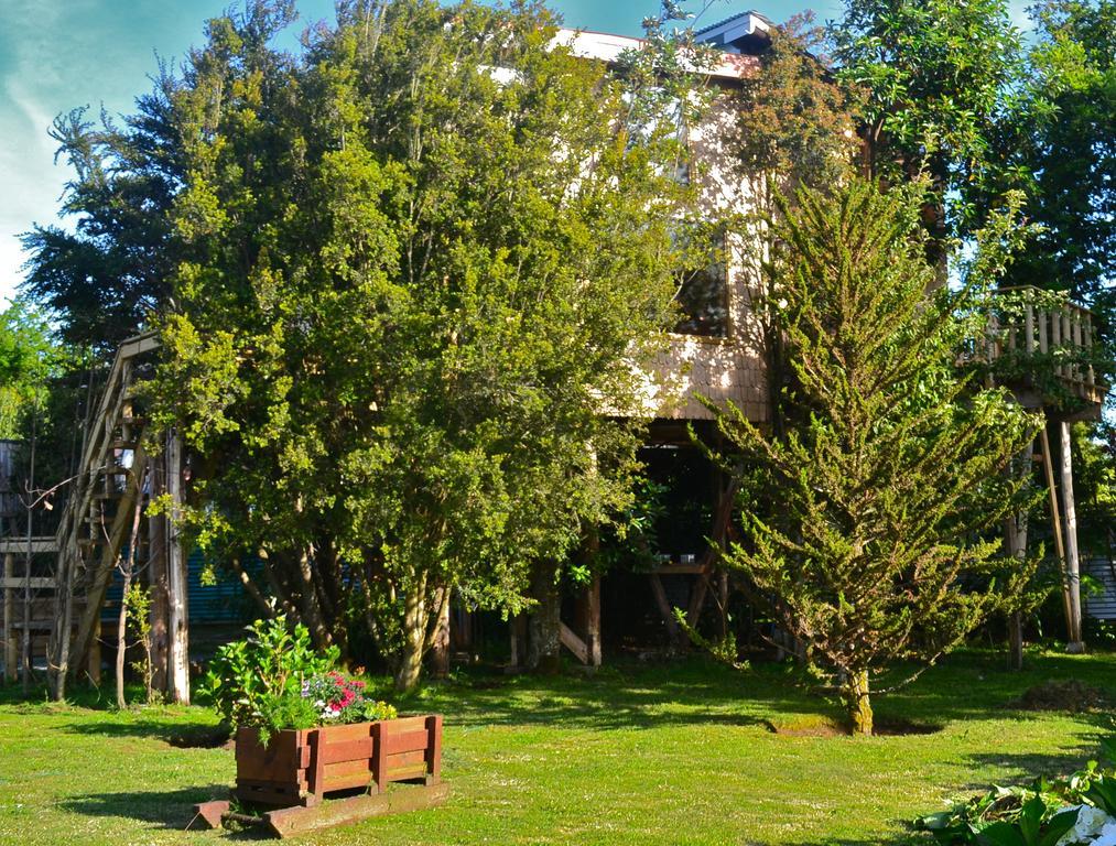 La Casa Del Árbol De Chiloé Villa Castro Buitenkant foto